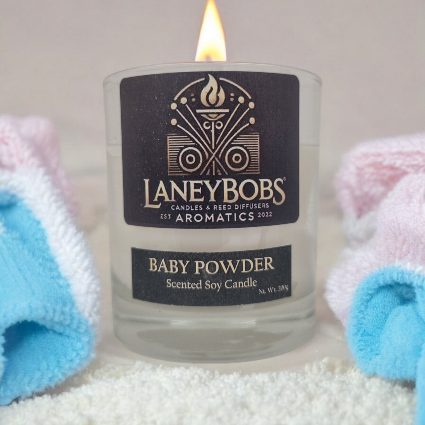 Baby Powder Candle Jar