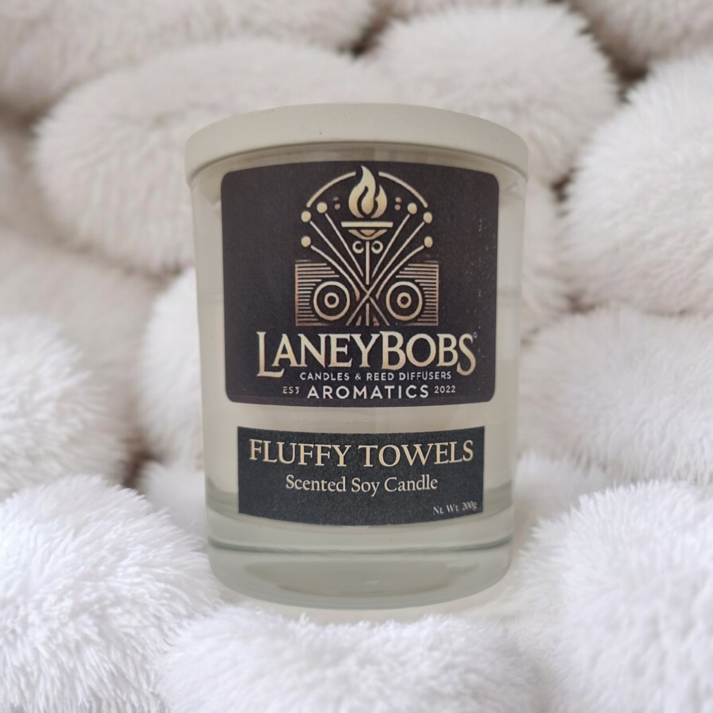 Fluffy Towels Candle Jar