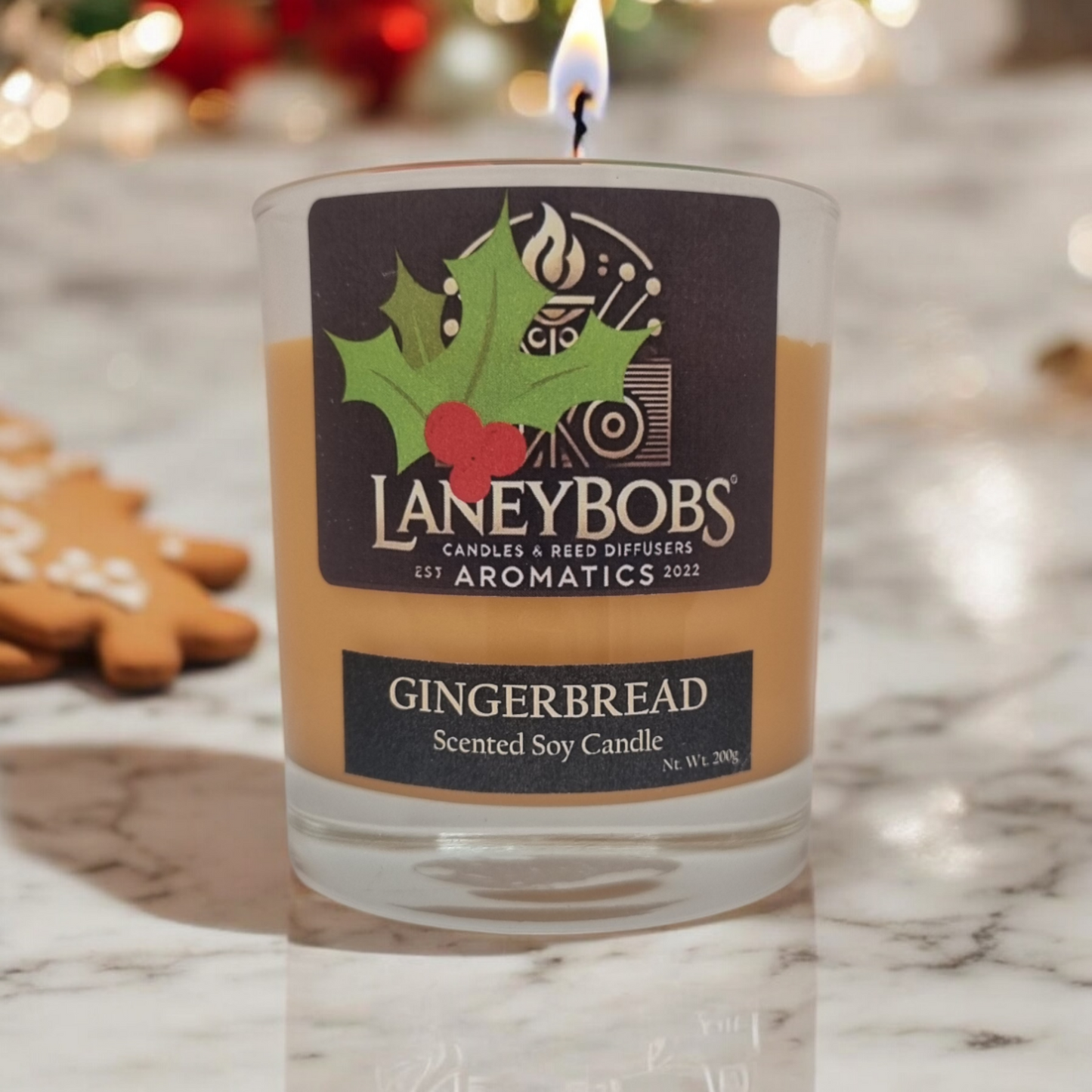 Gingerbread Candle