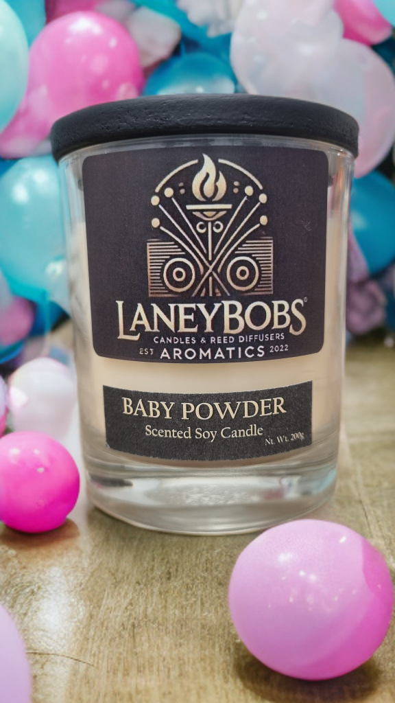 Baby Powder Candle Jar