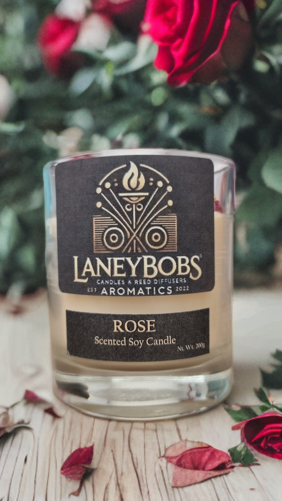 Rose Candle Jar