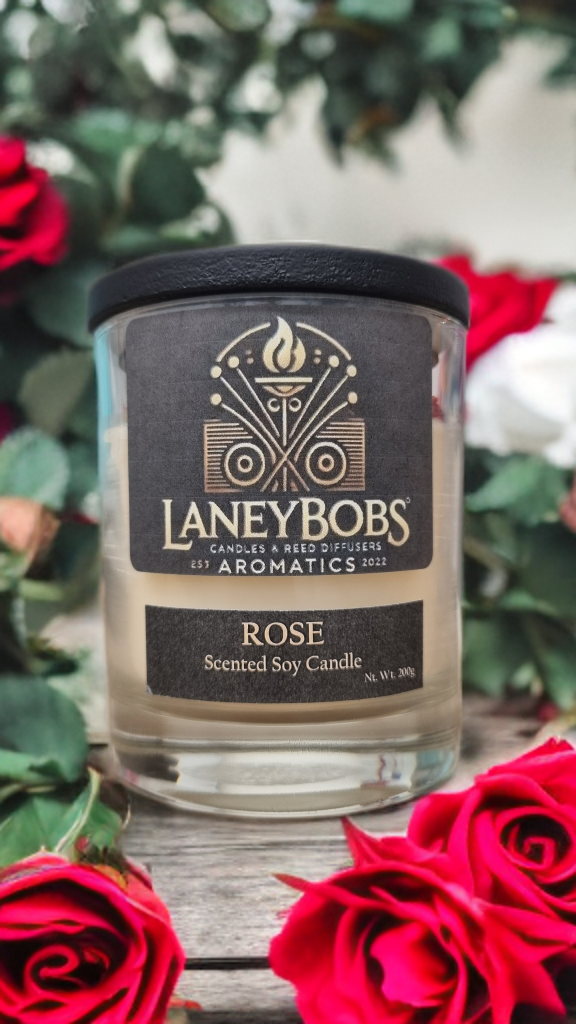 Rose Candle Jar