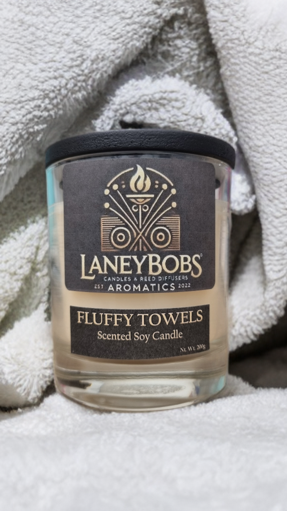 Fluffy Towels Candle Jar