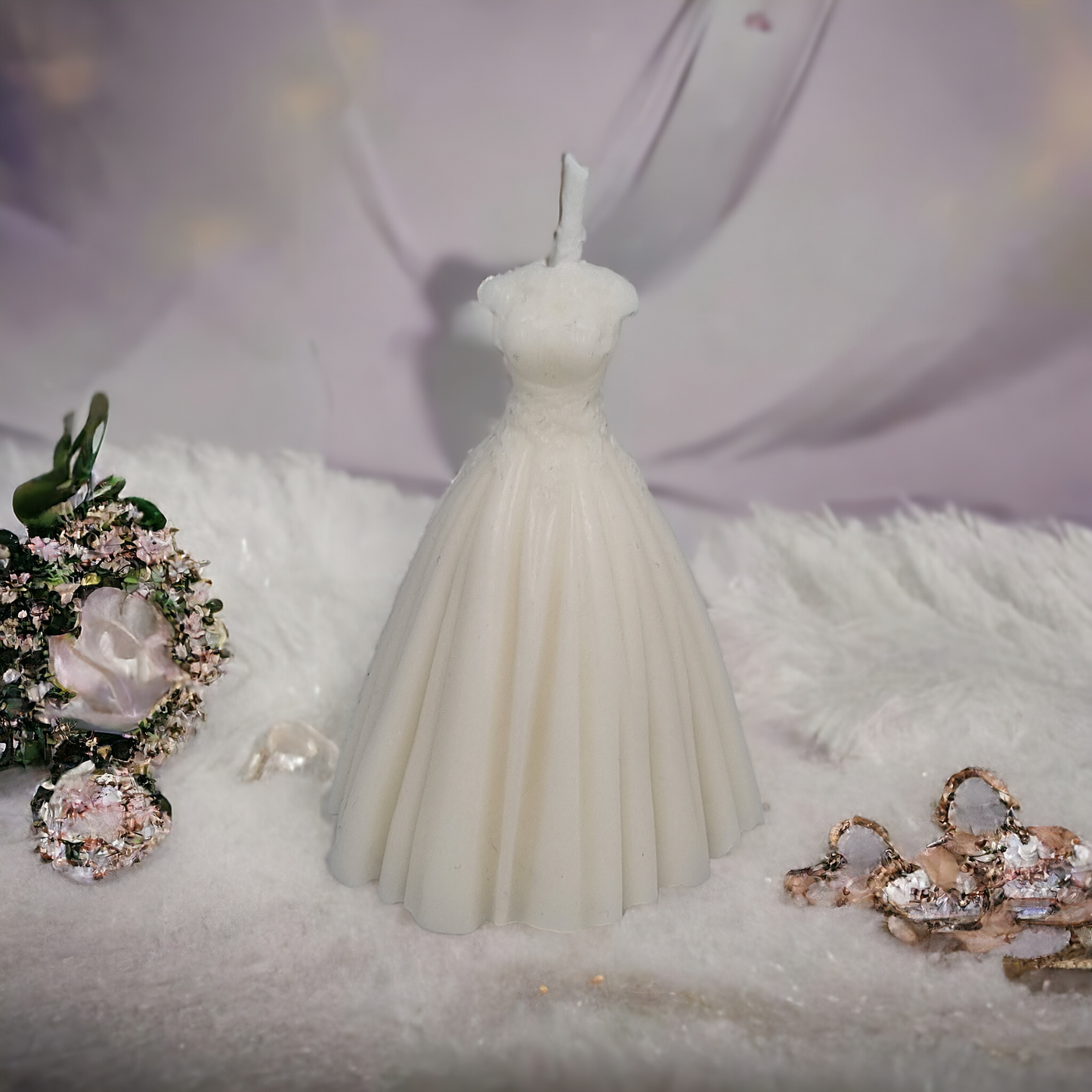 Wedding Dress Candle