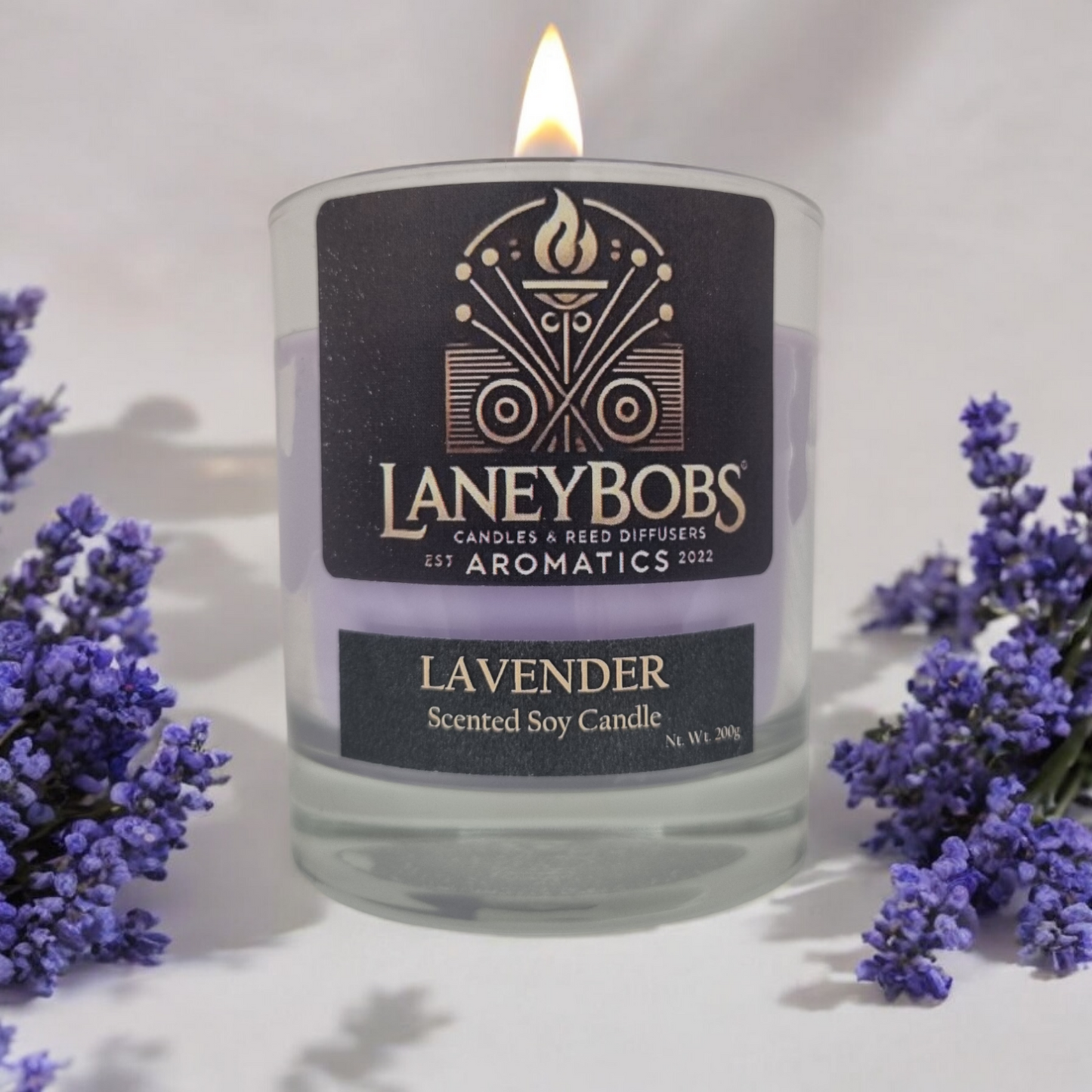 Lavender Candle Jar