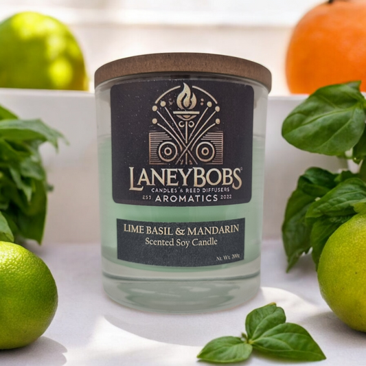 Lime, Basil & Mandarin Candle Jar