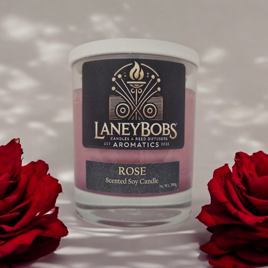 Rose Candle Jar