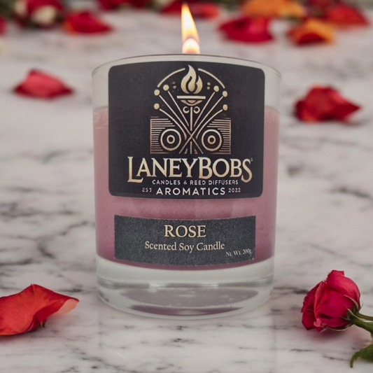 Rose Candle Jar